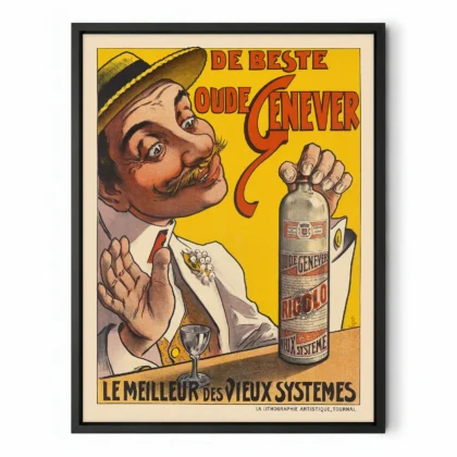 Vintage Liquor Advertising Poster