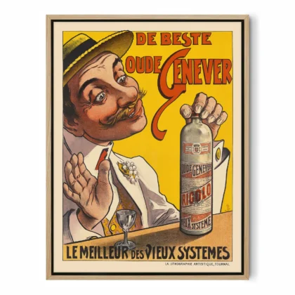 Vintage Liquor Advertising Poster