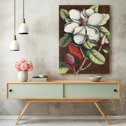 Vintage Magnolia Botanical Print