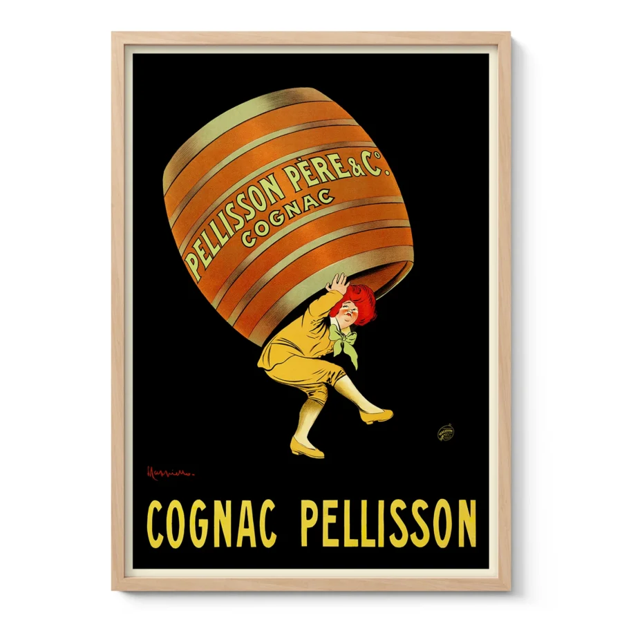 Vintage Cognac Poster – Pellisson by Leonetto Cappiello