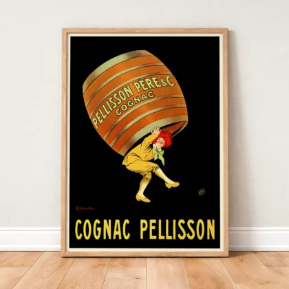 Vintage Cognac Poster – Pellisson by Leonetto Cappiello