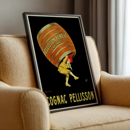 Vintage Cognac Poster – Pellisson by Leonetto Cappiello