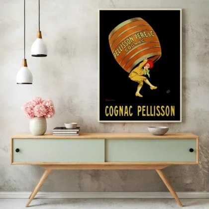 Vintage Cognac Poster – Pellisson by Leonetto Cappiello