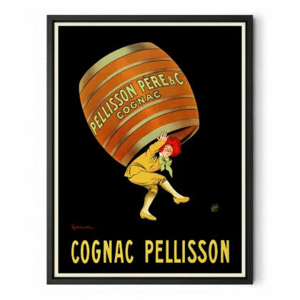 Vintage Cognac Poster – Pellisson by Leonetto Cappiello