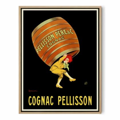 Vintage Cognac Poster – Pellisson by Leonetto Cappiello