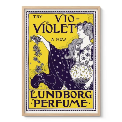 Vintage Perfume Poster – Art Nouveau Print by Louis Rhead