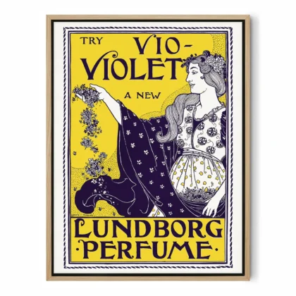 Vintage Perfume Poster – Art Nouveau Print by Louis Rhead