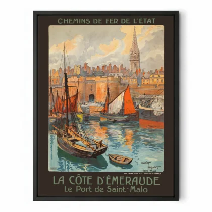 Vintage France Travel Poster by Maurice Toussaint