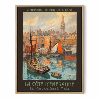 Vintage France Travel Poster by Maurice Toussaint