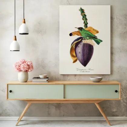 Vintage Tropical Bird Wall Art by Paul Gervais