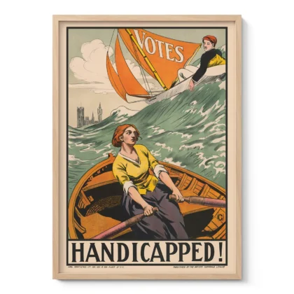 Vintage Women's Suffrage Poster Art Print