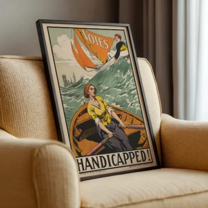 Vintage Women's Suffrage Poster Art Print