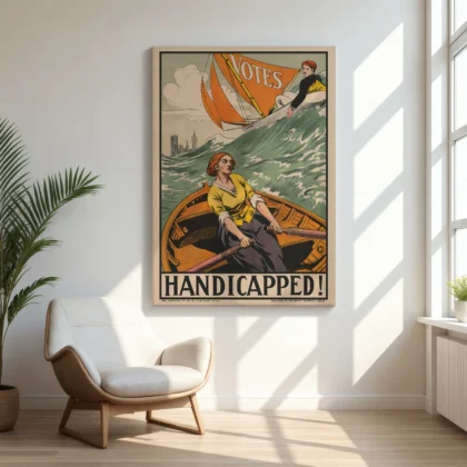 Vintage Women's Suffrage Poster Art Print