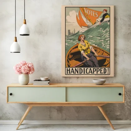 Vintage Women's Suffrage Poster Art Print