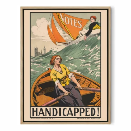 Vintage Women's Suffrage Poster Art Print