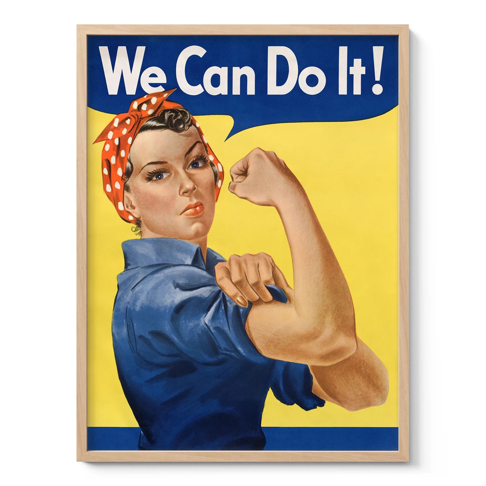 Vintage-Wandbild „We Can Do It“ von J. Howard Miller