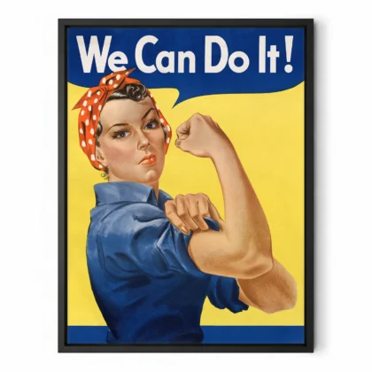 Vintage-Wandbild „We Can Do It“ von J. Howard Miller