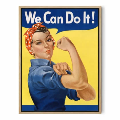 Vintage-Wandbild „We Can Do It“ von J. Howard Miller