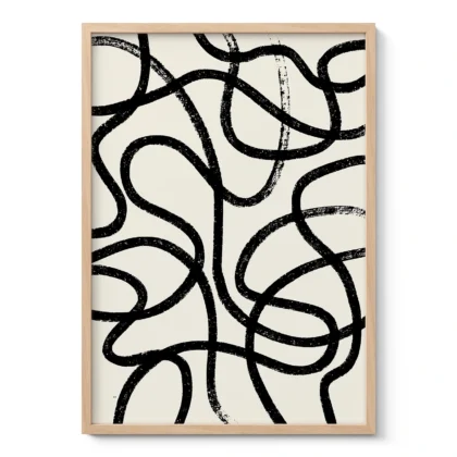 Abstract Line Wall Art
