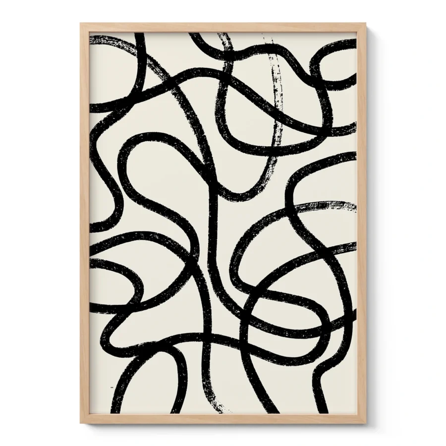 Abstract Line Wall Art