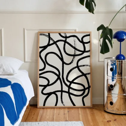 Abstract Line Wall Art