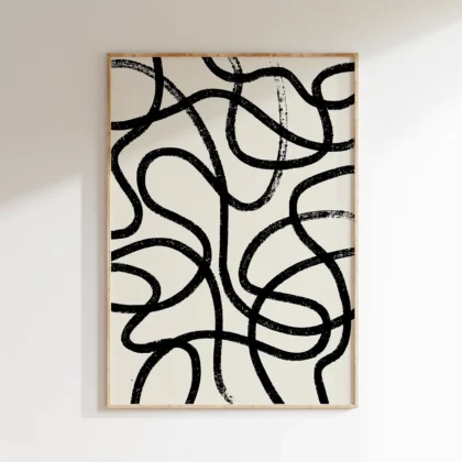 Abstract Line Wall Art
