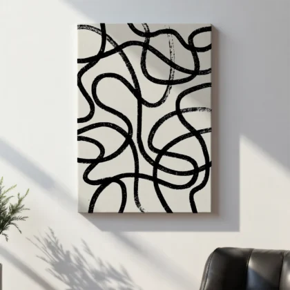 Abstract Line Wall Art