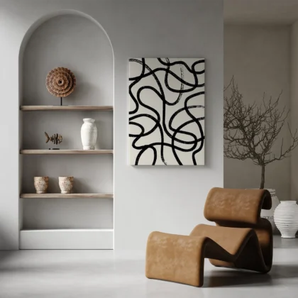 Abstract Line Wall Art