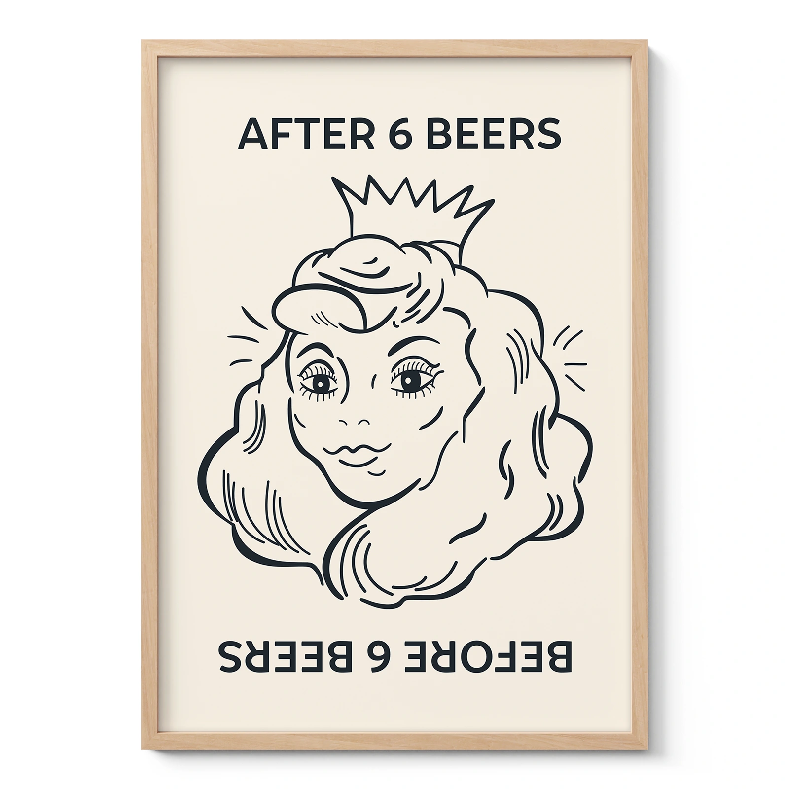 Wandbild – After 6 Beers