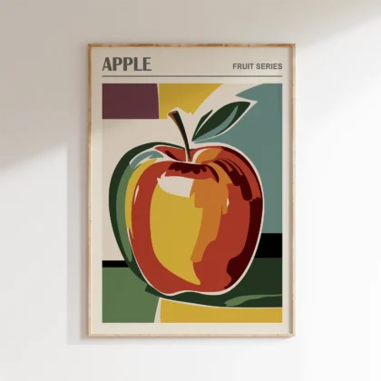 Apple Wall Art – Fruit Poster or Canvas Print