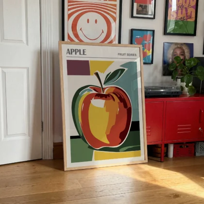 Apple Wall Art – Fruit Poster or Canvas Print