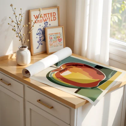 Apple Wall Art – Fruit Poster or Canvas Print