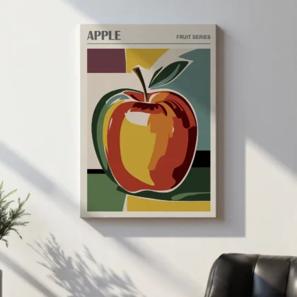 Apple Wall Art – Fruit Poster or Canvas Print