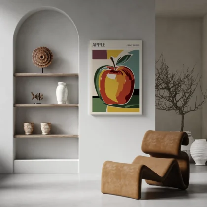 Apple Wall Art – Fruit Poster or Canvas Print