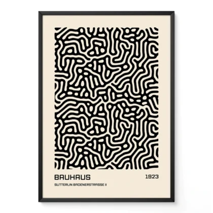 Bauhaus Modern Wall Art Print