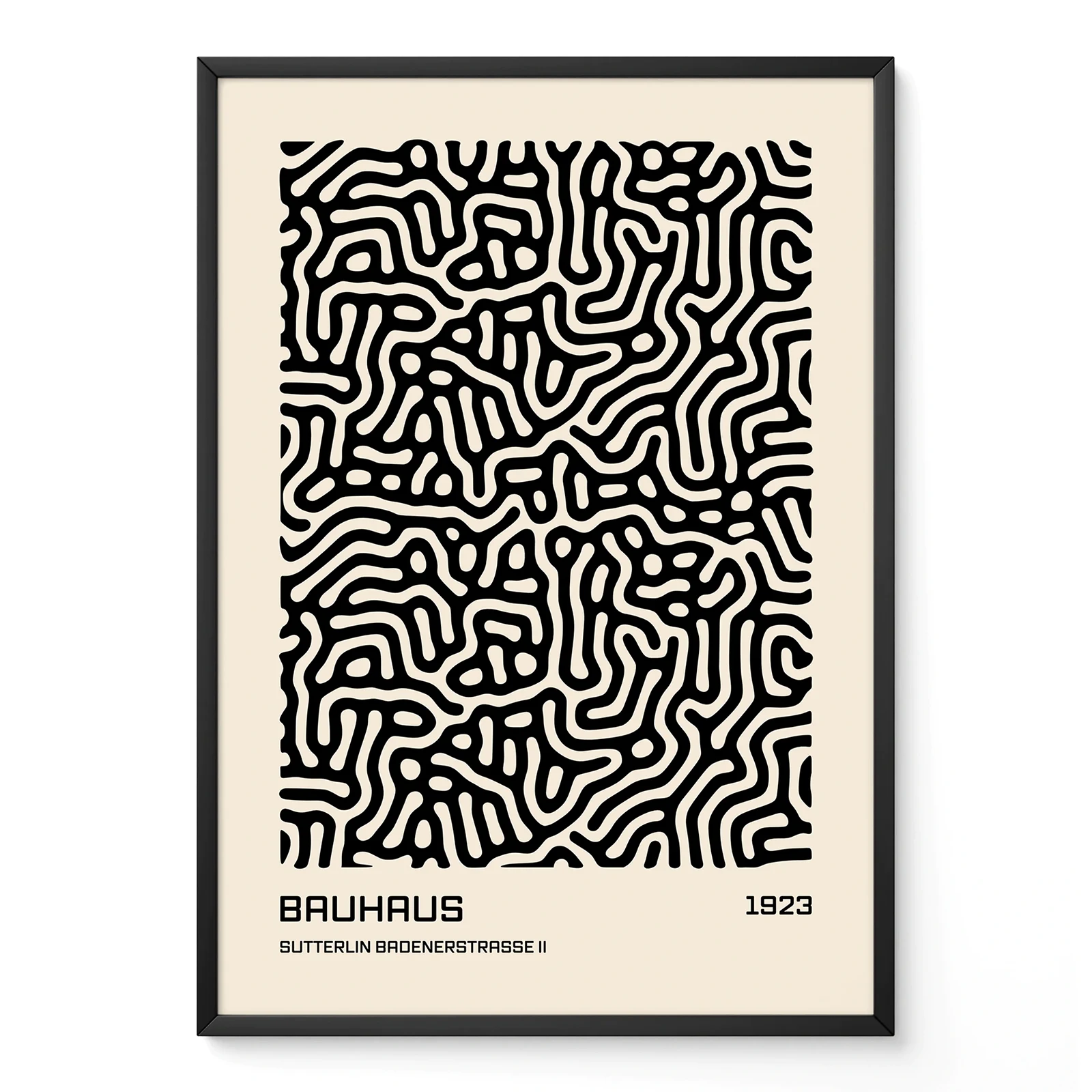 Bauhaus Modern Wall Art Print