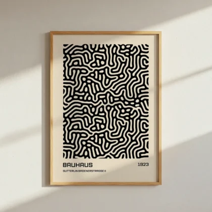 Bauhaus Modern Wall Art Print