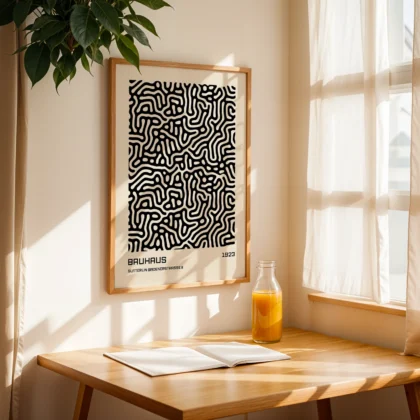 Bauhaus Modern Wall Art Print