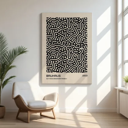 Bauhaus Modern Wall Art Print