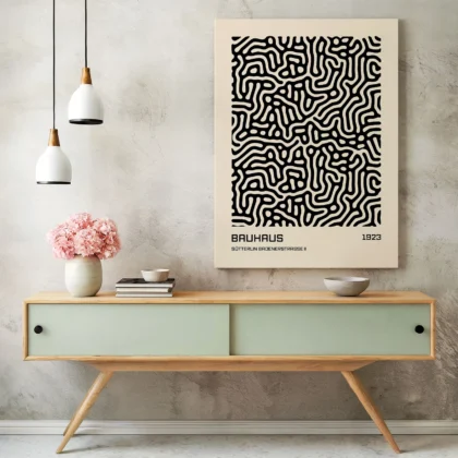 Bauhaus Modern Wall Art Print