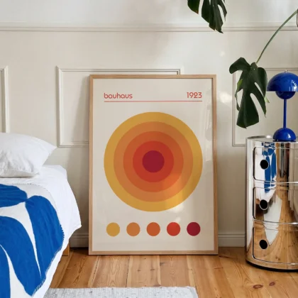Bauhaus 1923 Print – Orange