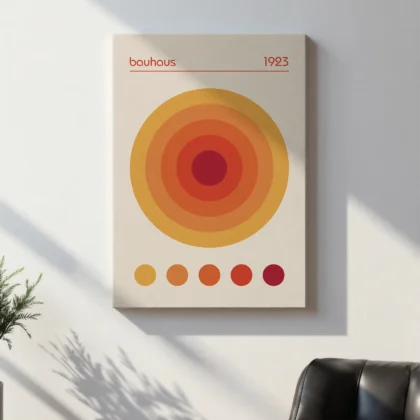 Bauhaus 1923 Print – Orange
