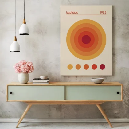 Bauhaus 1923 Print – Orange