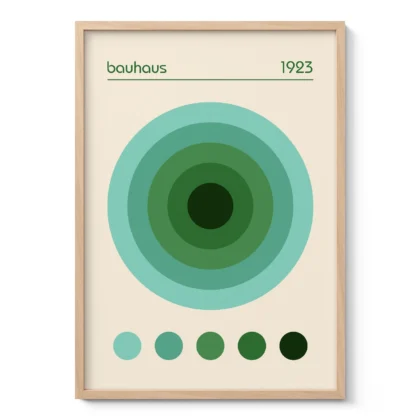 Bauhaus 1923 Print – Green