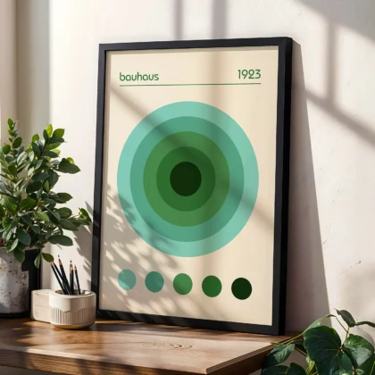 Bauhaus 1923 Print – Green