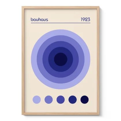 Bauhaus 1923 Print – Purple