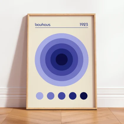 Bauhaus 1923 Print – Purple