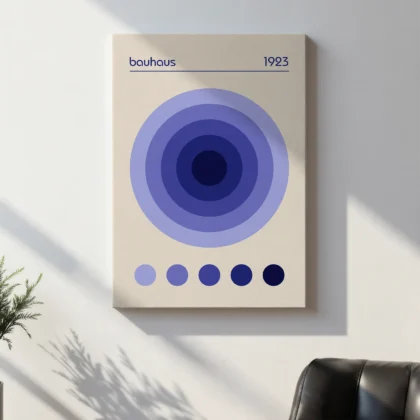 Bauhaus 1923 Print – Purple