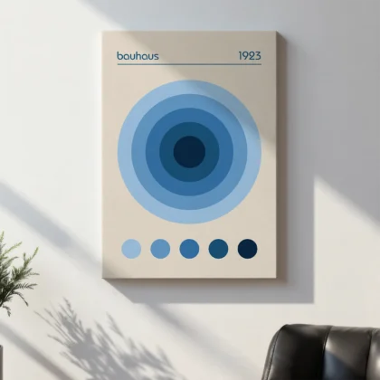 Bauhaus 1923 Print – Blue