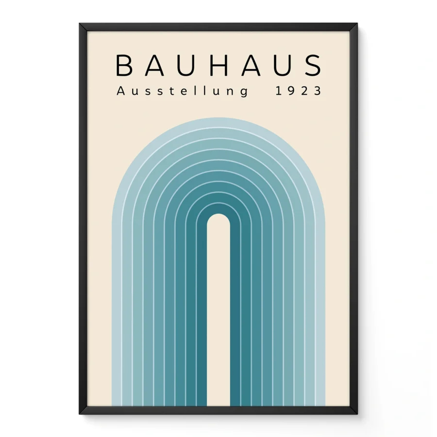 Bauhaus Exhibition Poster – Single Arch